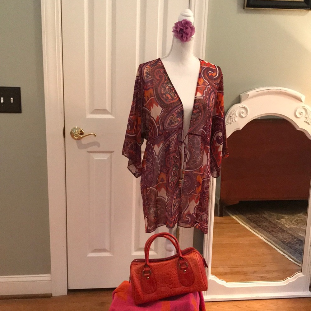CAbi Epic Tie-front tunic!